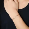 Armband länk/kedja i roséguld 5mm herrarmband guld