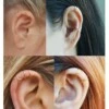 2-pack fake helix piercing öron örhänge ear cuff utan hål silver