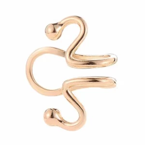 Fake Helix Tragus Piercing Öron Örhänge Ear Cuff Utan Hål Guld