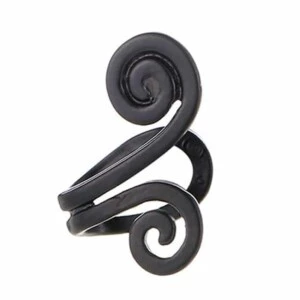 Fake Helix Tragus Piercing Öron Örhänge Ear Cuff Utan Hål Svart