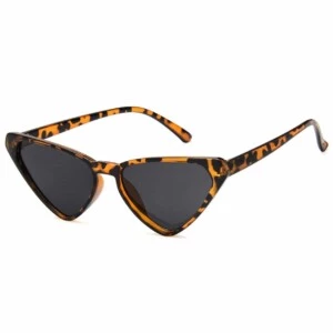 Brun Leopard Solglasögon Brunt Glas