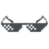 Svarta thug life glasögon meme solglasögon pixel