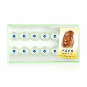 10-pack Temporärt Tandsmycke Blå Kristall