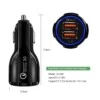 Universal billaddare quick charge 3. 0 2 usb 3. 1a snabbladdare