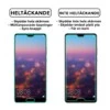 Heltäckande huawei p20 lite skärmskydd nanoedge skyddsplast