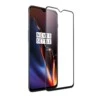 Oneplus 6t heltäckande hd skärmskydd kolfiber härdat glas