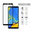 Galaxy A7 Heltäckande Hd Skärmskydd Kolfiber Härdat Glas