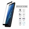 Galaxy A8 Heltäckande Hd Skärmskydd Kolfiber Härdat Glas