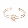 4-pack eleganta minimalistiska armband guld kedja cuff