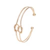 4-pack eleganta minimalistiska armband guld kedja cuff