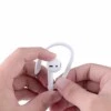 Vita apple airpods öronkrokar öronband för träning earhooks