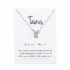 Gåvohalsband Stjärntecken Oxen Taurus Halsband