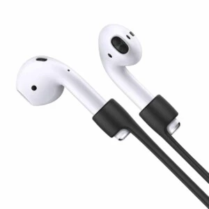 Svart Airpods 1/2/pro Strap Halsrem Snöre Hänga Runt Halsen