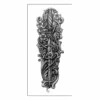 Fake Tatuering Sleeve Svartvit