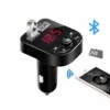 Billaddare dubbel usb med bluetooth fm-sändare snabbladdare