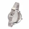 Klassisk elegant klocka tunnt mesh armband stål silver