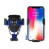 Qi billaddare trådlös mobilladdare med mobilhållare för bil