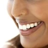 Fake piercing öron läpp näsring septum läppring guld