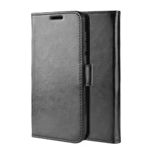 Plånboksfodral Huawei P30 Pro - Svart Läder Skinn Fodral