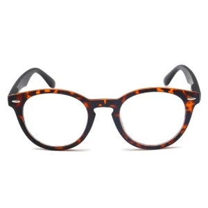 Leopardmönstrade Ovala Läsglasögon Styrka