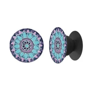 Lila Aztec Knapp Universalt Grepp Hållare Ställ För Mobiltelefon