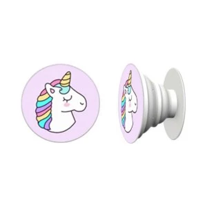 Rosa Enhörning Knapp Universalt Grepp Hållare Ställ Mobiltelefon