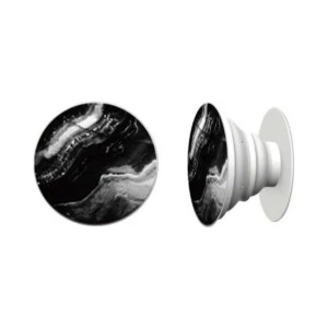 Svart Marmor Knapp Universalt Grepp Hållare Ställ Mobiltelefon