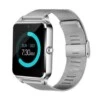 Bluetooth smart watch klocka metallarmband mesh silver android