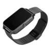 Bluetooth smart watch klocka metallarmband mesh svart android