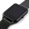 Bluetooth smart watch klocka metallarmband mesh svart android