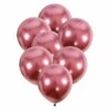 50-pack Ballonger Rosa Röd Metallic Fest Födelsedag 26cm