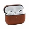 Brunt apple airpods pro väska fodral skyddsfodral skinn läder
