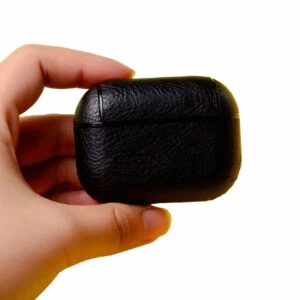 Brunt Apple Airpods Pro Väska Fodral Skyddsfodral Skinn Läder