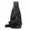 Axelväska herr axelremsväska cross body väska skinn läder