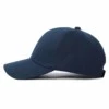 Mörkblå keps sport strapback kardborrspänne blå navy