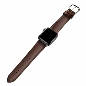 Apple Watch 38/40 1/2/3/4/5/6/se Ljusbrunt Läderarmband Skinn