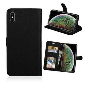 Plånboksfodral Iphone Xs Svart