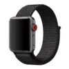 Apple Watch 38/40/41 Nylonarmband Svart Sportloop Kardborreband