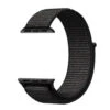 Apple watch 42/44/45 nylonarmband sportloop kardborre svart