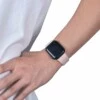 Apple watch 38/40 1/2/3/4/5/6/se rosa silikonarmband silikon