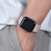 Apple watch 38/40 1/2/3/4/5/6/se rosa silikonarmband silikon