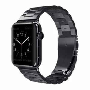 Apple Watch 42/44/45 Metall Länkarmband - Svart