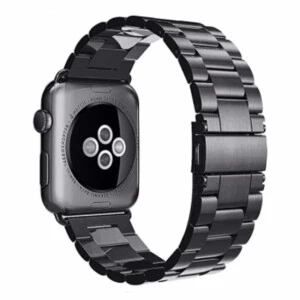 Apple Watch 42/44/45 Metall Länkarmband - Svart