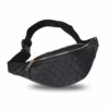 Svart Quiltad Midjeväska Magväska Bum Bag Cross Body