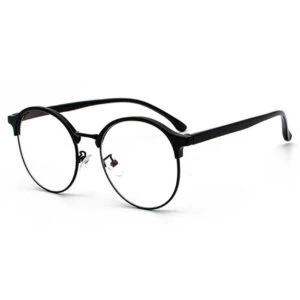 Svarta Clubmaster Datorglasögon Med Blåljusfilter Utan Styrka