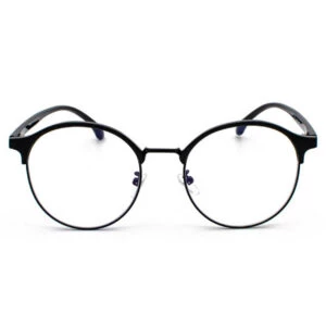 Svarta Clubmaster Datorglasögon Med Blåljusfilter Utan Styrka