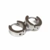 2-pack Silver Piercing Örhänge Piercingsmycke Ring Metall