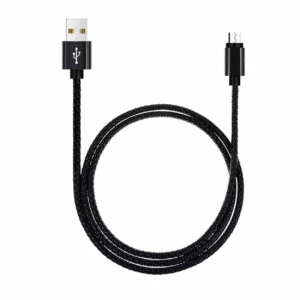 Extra Hållbar 1m Micro-usb Quick Charge 3.0 Laddkabel (svart)