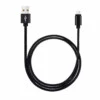 Extra hållbar 1m micro-usb quick charge 3. 0 laddkabel (svart)