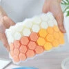 Isform bakform för isbitar hexagon iskubsform silikon